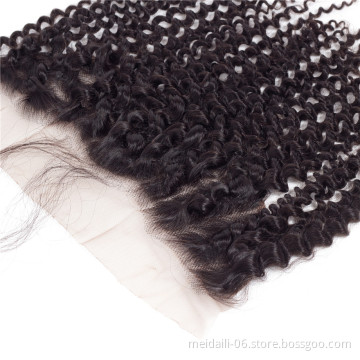 afro kinky curly virgin malaysian hair 13x4 closure ear to ear hd lace frontal